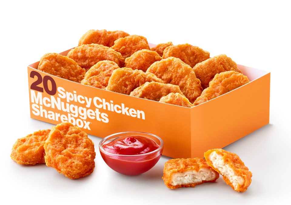  McDonald's is adding spicy nuggets to the menu