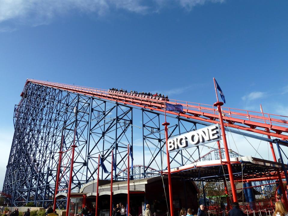  Blackpool Pleasure Beach is known for its rides