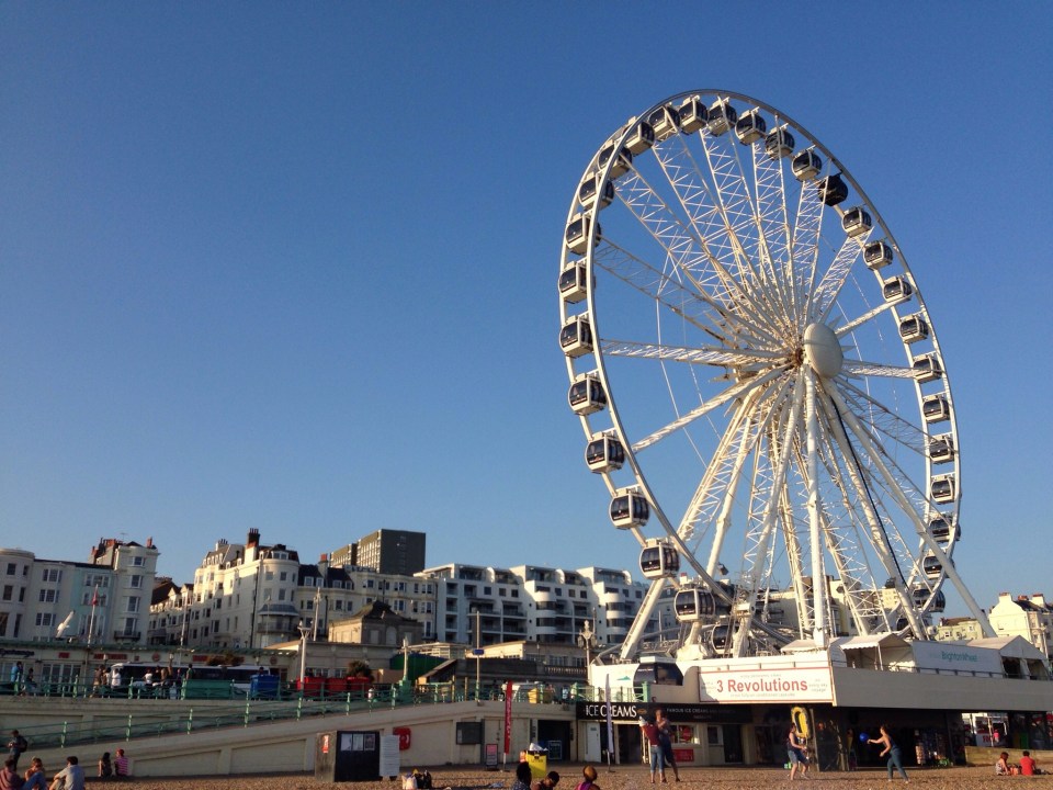  Brighton Palace Pier has lots of traditional fairground rides