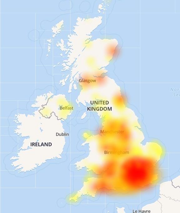  Hundreds of BT customers have reported problems with their broadband, email and phone lines today