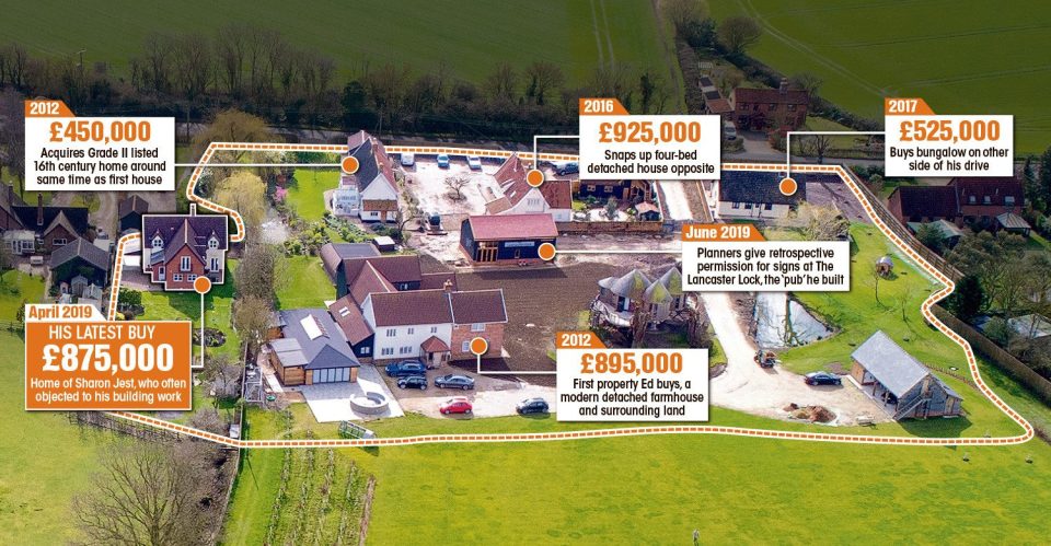  Ed Sheeran's sprawling property empire in Framlingham