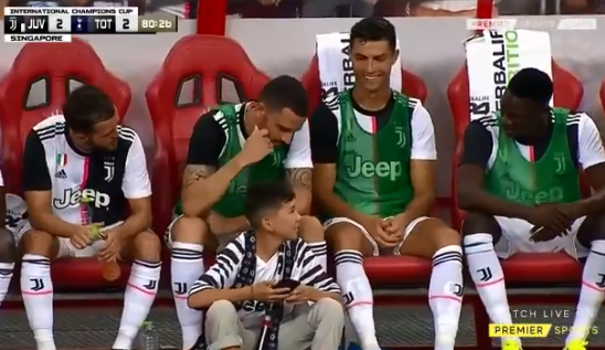  Teammates Bonucci and Toure also spoke to the pitch invader