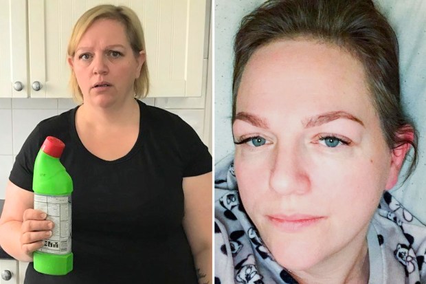 Andrea Davison woke up to find out she had been drinking bleach in her sleep