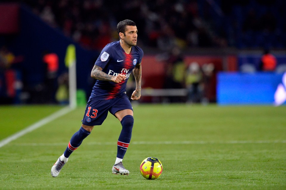  Alves has enjoyed success across Europe, playing for Sevilla, Barcelona, Juventus and Paris Saint-Germain