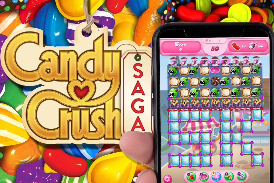 Candy Crush Saga is a popular math-three game on mobile platforms