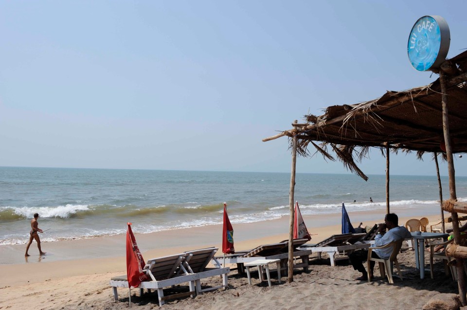 Luis’s Bar, Anjuna beach, Goa, India, where D’Souza worked