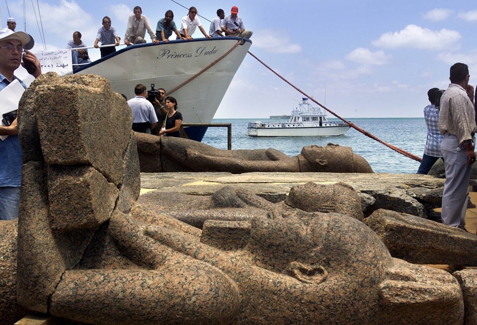  There are hundreds of artefacts still buried at Heracleion