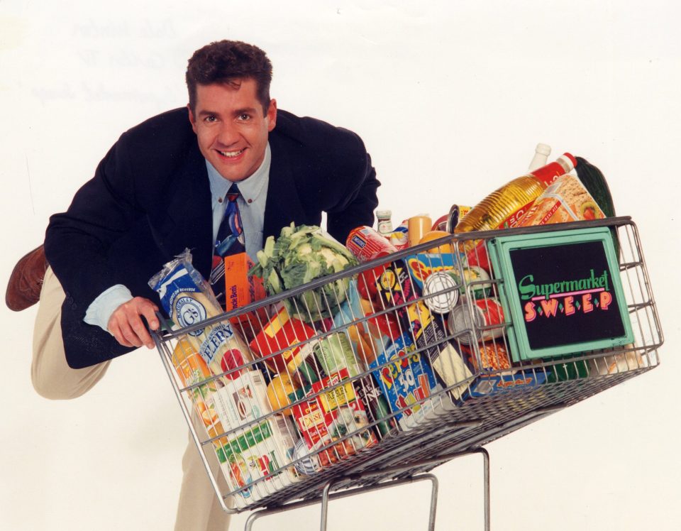 Supermarket Sweep was originally hosted by the late Dale Winton from 1993 to 2001