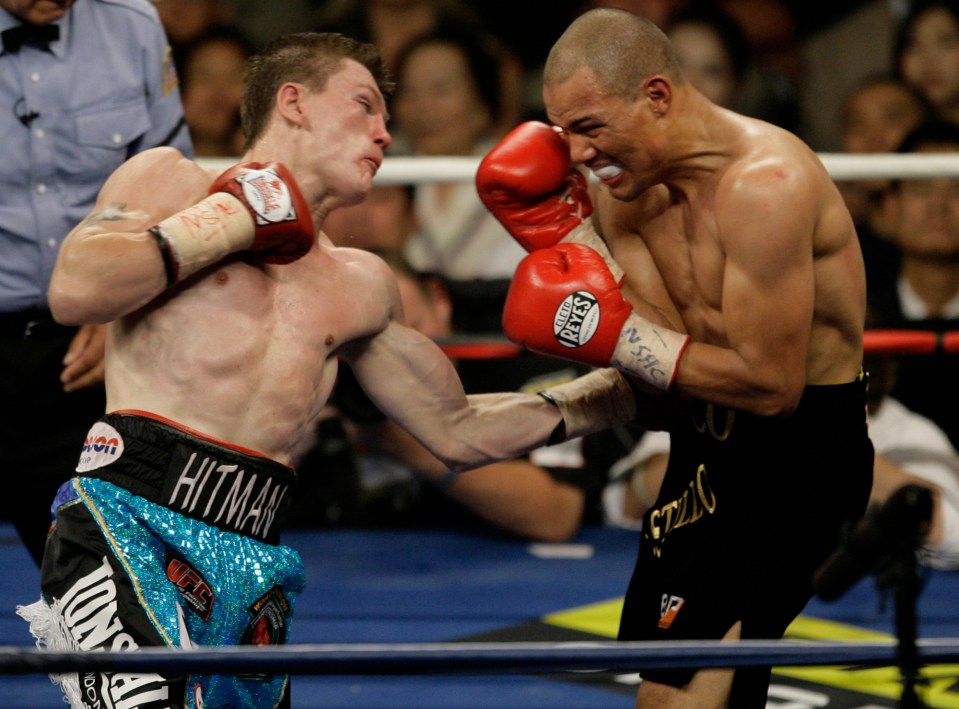 Christian's dad Jose Luis Castillo took on British boxing legend Ricky Hatton for the IBO junior welterweight world title in 2007