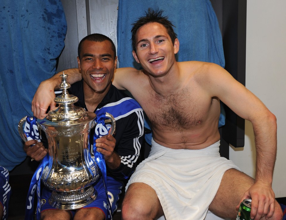  Cole and Lampard are old Chelsea mates who go way back