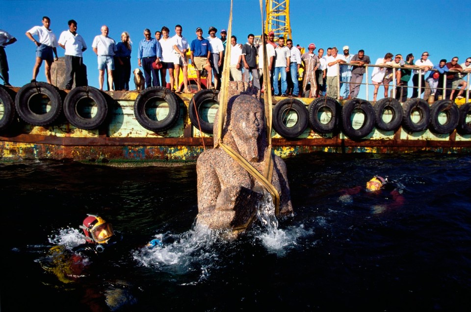  Artefacts found at the site have been preserved by centuries of Nile silt