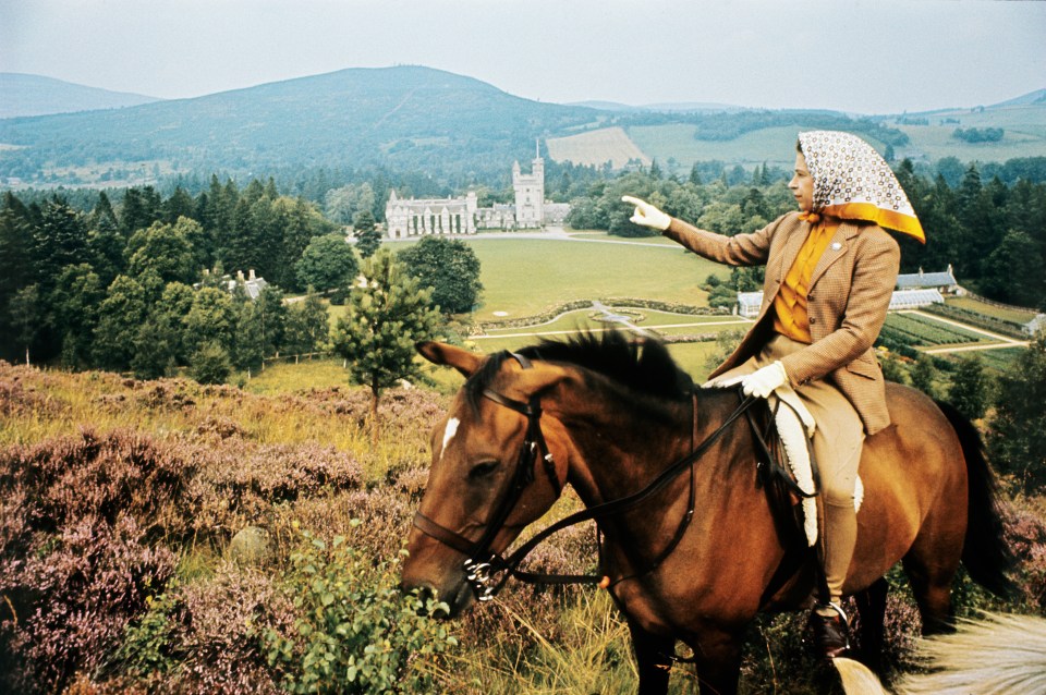  The Britannia bedspreads were salvaged to be used in all the main bedrooms at Balmoral, according to the royal expert