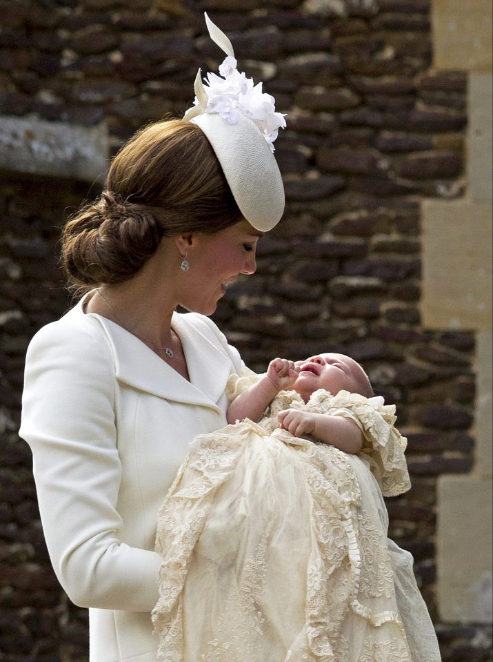  Princess Charlotte - who's godparents were also made public in 2015 - had a private royal baptism like Archie is having