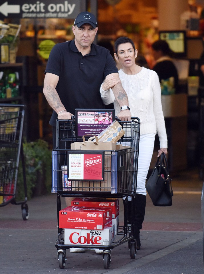  The couple seen in 2013 after both being diagnosed with cancer