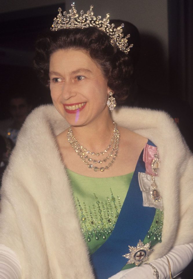  Queen Elizabeth, 45, enjoys a night at the Royal Festival Hall in London, June 1971