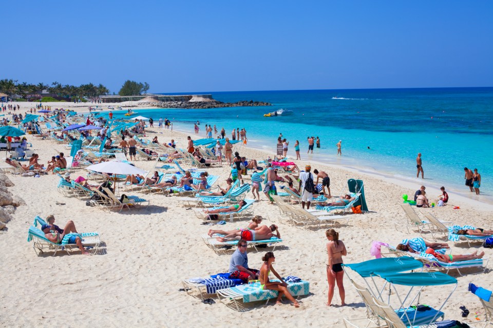  Holidaymakers could be forced to quarantine after two weeks away from the UK. (File photo of Nassau beach in 2019)