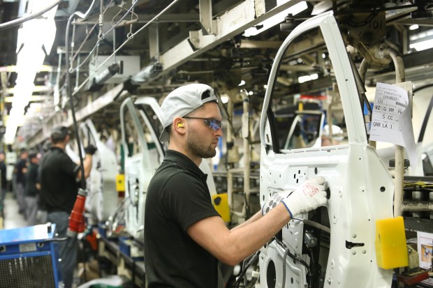 Nissan factory worker