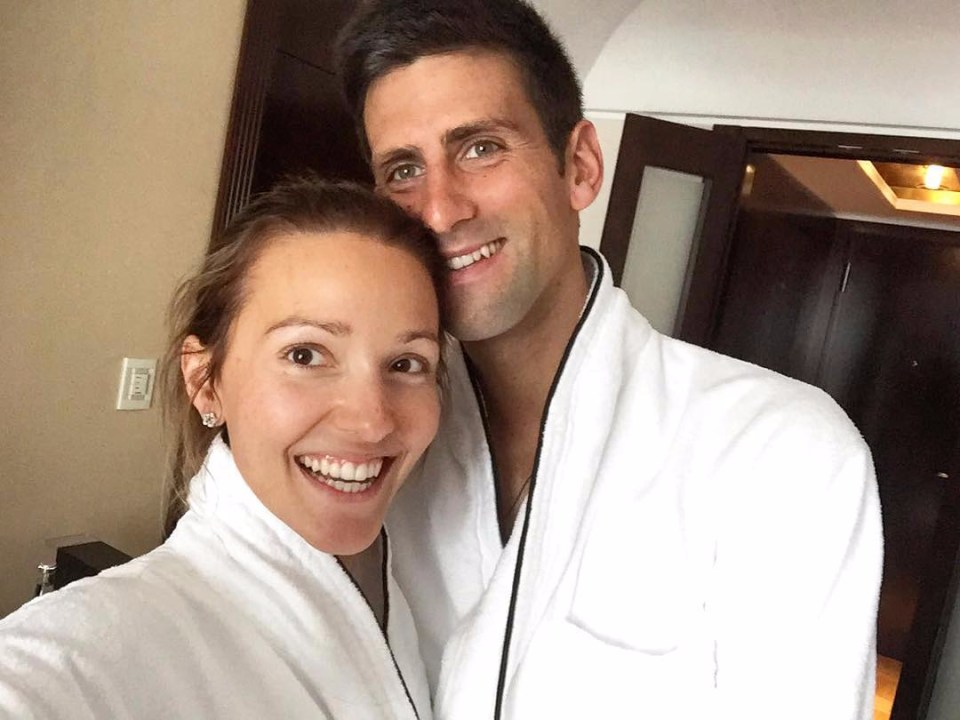  Childhood sweethearts Novak Djokovic and Jelena have been together since they were 18