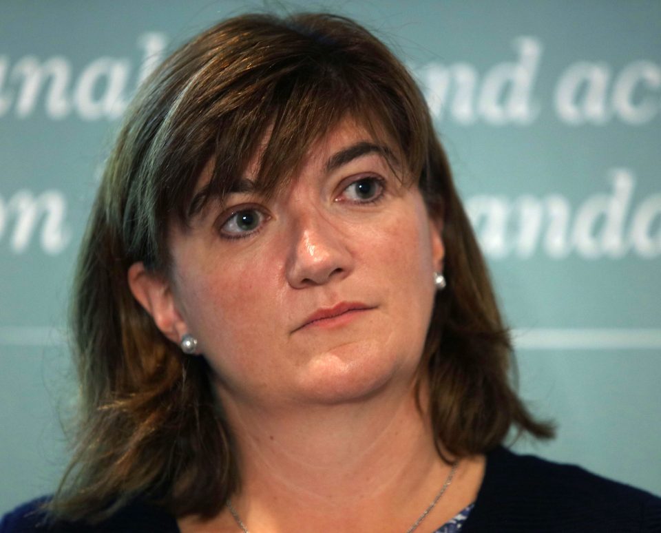  Nicky Morgan has been brought back as Culture Secretary