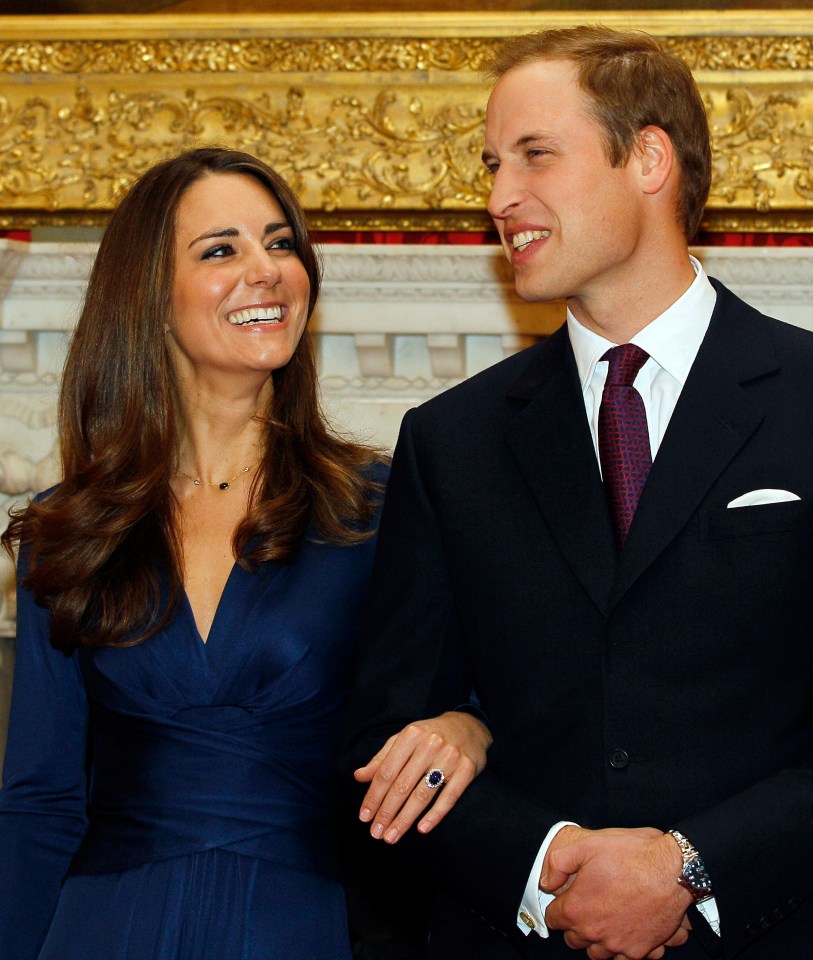 The ring, now valued at £300,000, was given to Kate Middleton by Prince William on their engagement in 2010