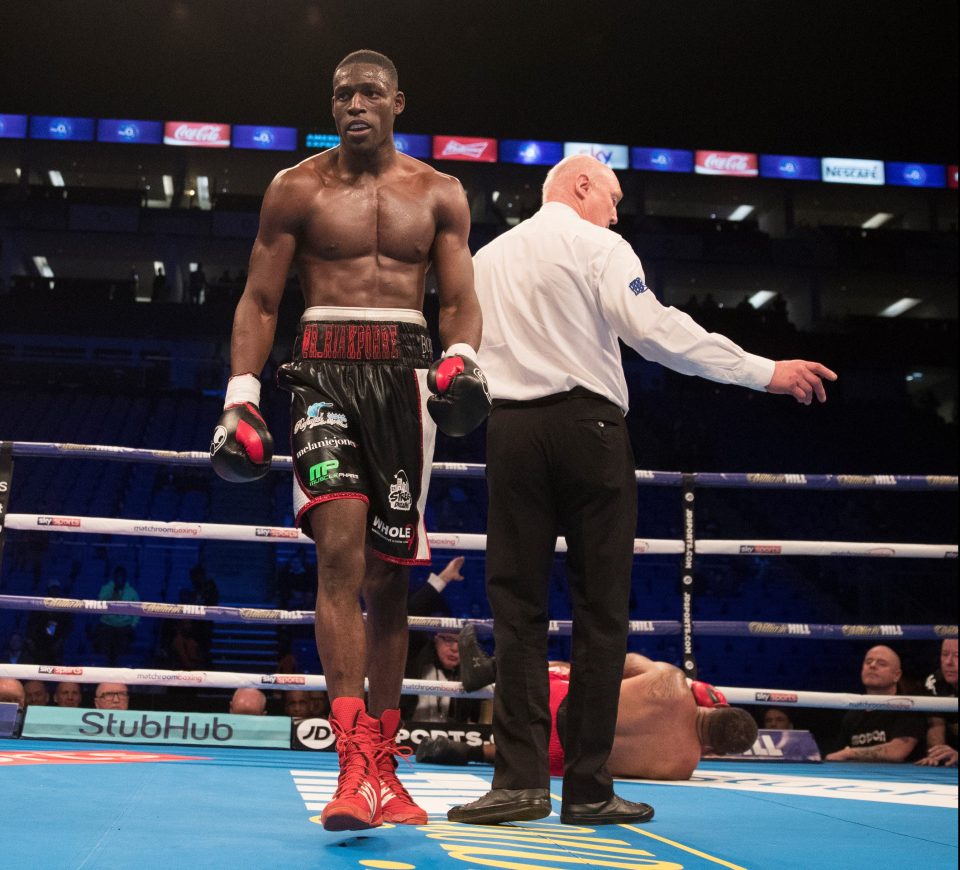  Whyte hopes Richard Riakporhe (pictured) will fight Lawrence Okolie by the end of this year