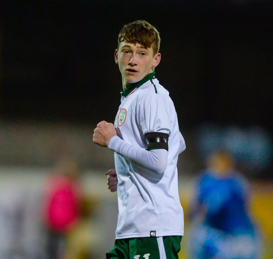  Barry has represented both England and Ireland at youth level