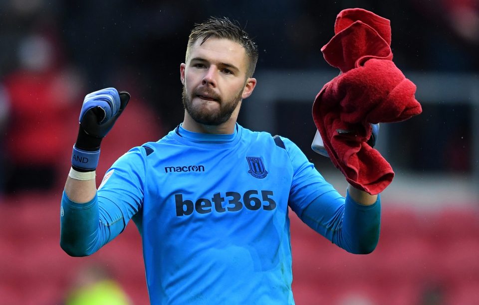  Jack Butland could end up staying at Stoke this summer