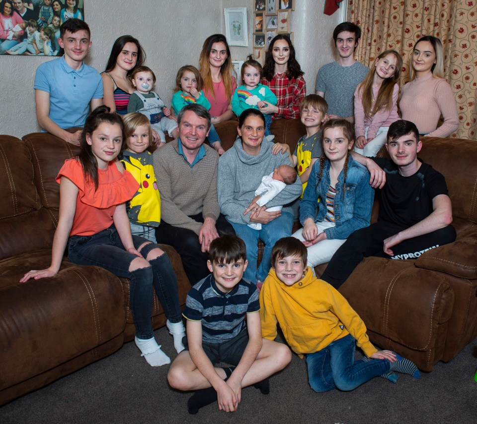  With 21 kids, and 3 grandchildren, the Radfords are Britain's biggest family