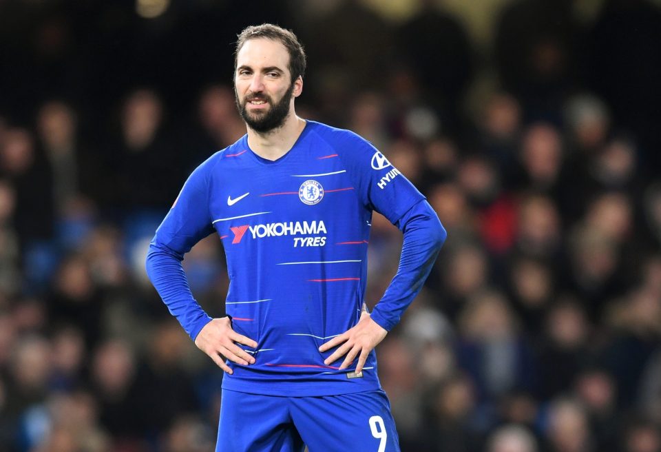  Gonzalo Higuain's Chelsea loan has ended and he will play for Juventus next term