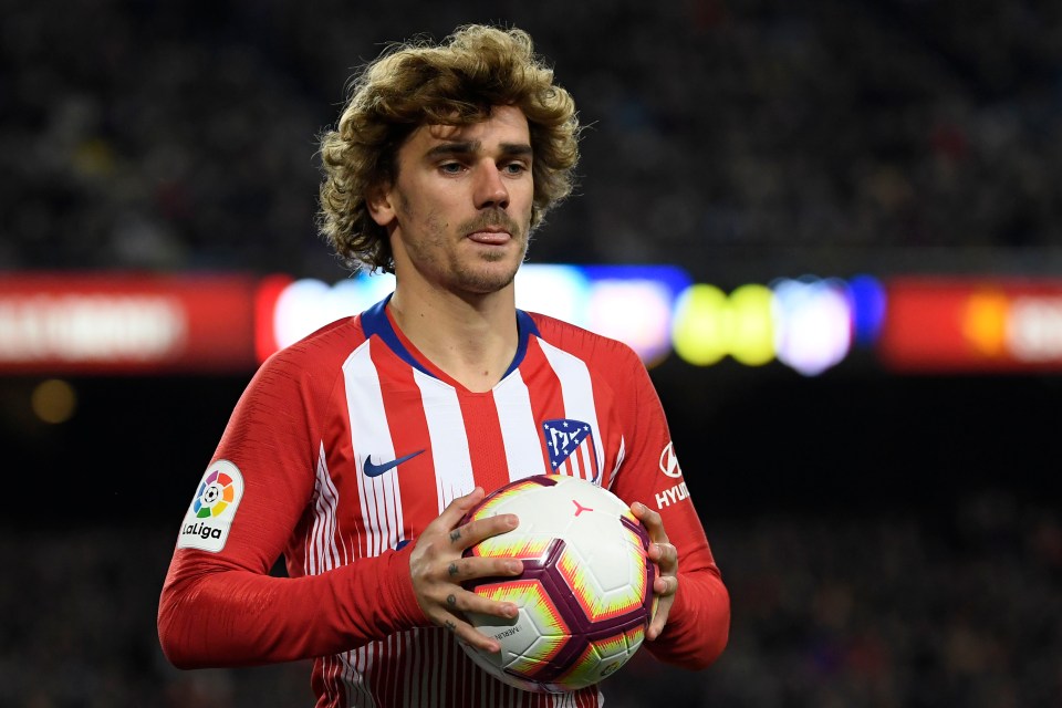  Antoine Griezmann has no intention of reporting for Atletico Madrid's pre-season training