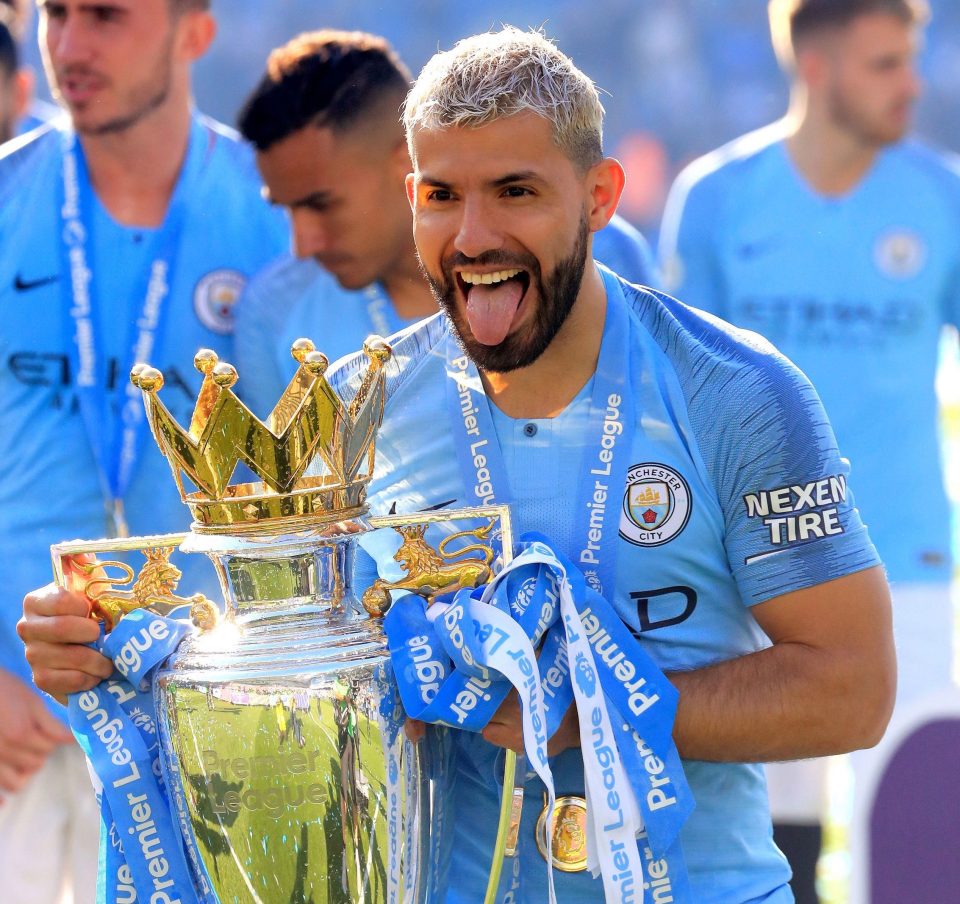  Man City star Sergio Aguero, 31, shows no signs of slowing down just yet