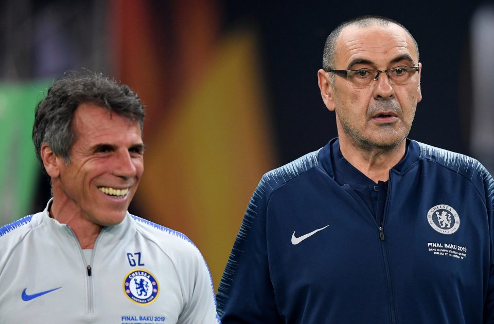  Zola said he had learned a lot from working under Maurizio Sarri