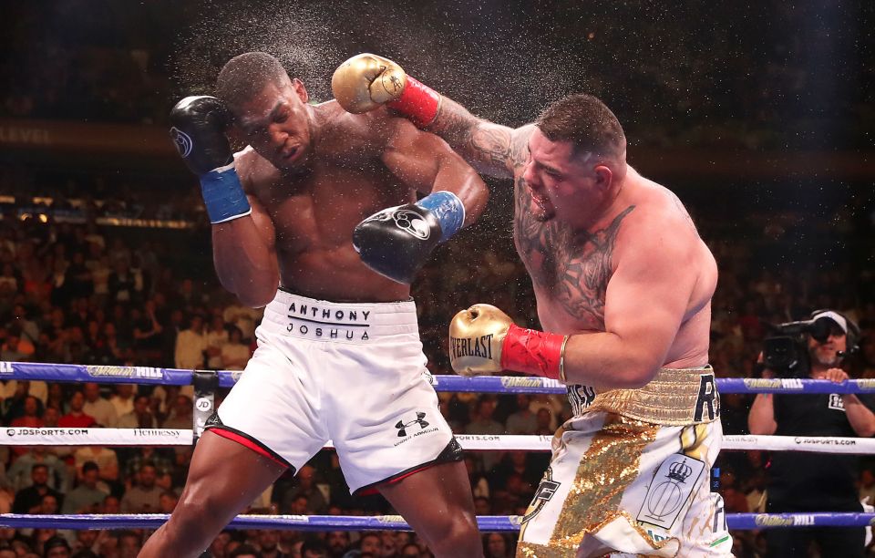  Andy Ruiz Jr defeated Joshua in New York to claim the unified belts