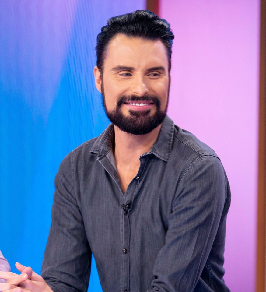  Rylan now sports black hair and a beard