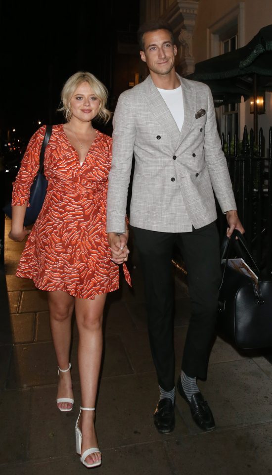  Emily with new man Rob last week