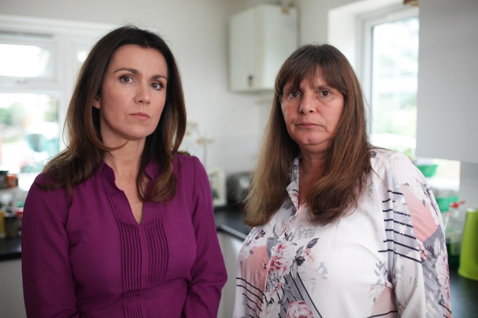 Sara Payne (right) speaks to ITV’s Susanna Reid for a new documentary about her daughter Sarah’s murder