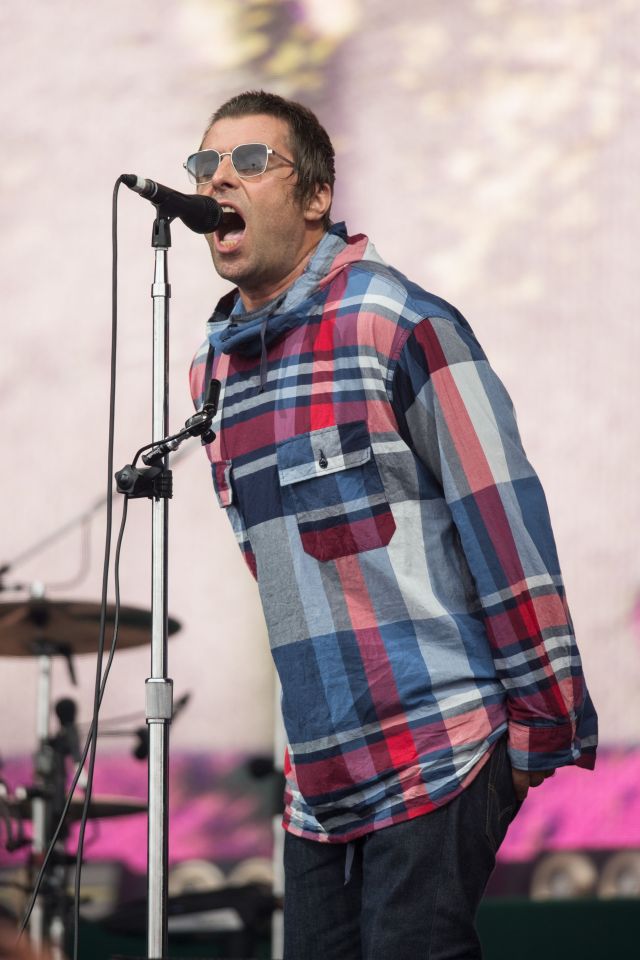  Liam Gallagher performed on Glastonbury's famous Pyramid Stage