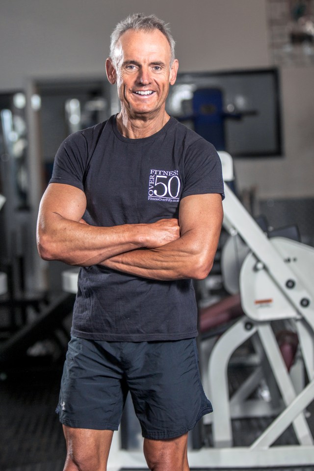  From the office to the gym- Chris now enjoys his 'jobby' as a personal trainer