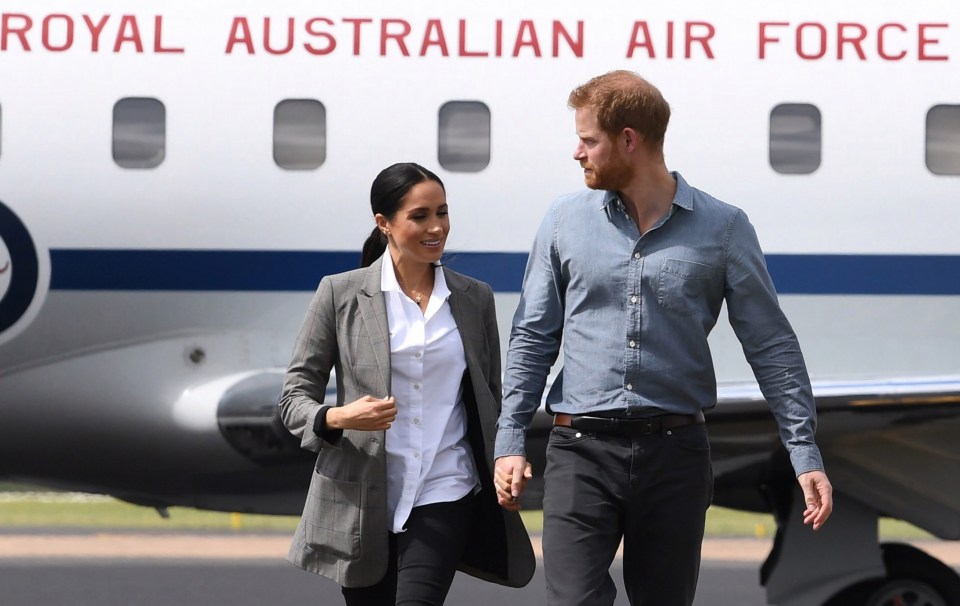 Prince Harry and Meghan Markle went on an Australian tour last year