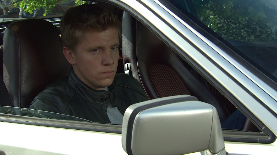  Robert Sugden stalks Victoria's rapist Lee Posner in Emmerdale next week