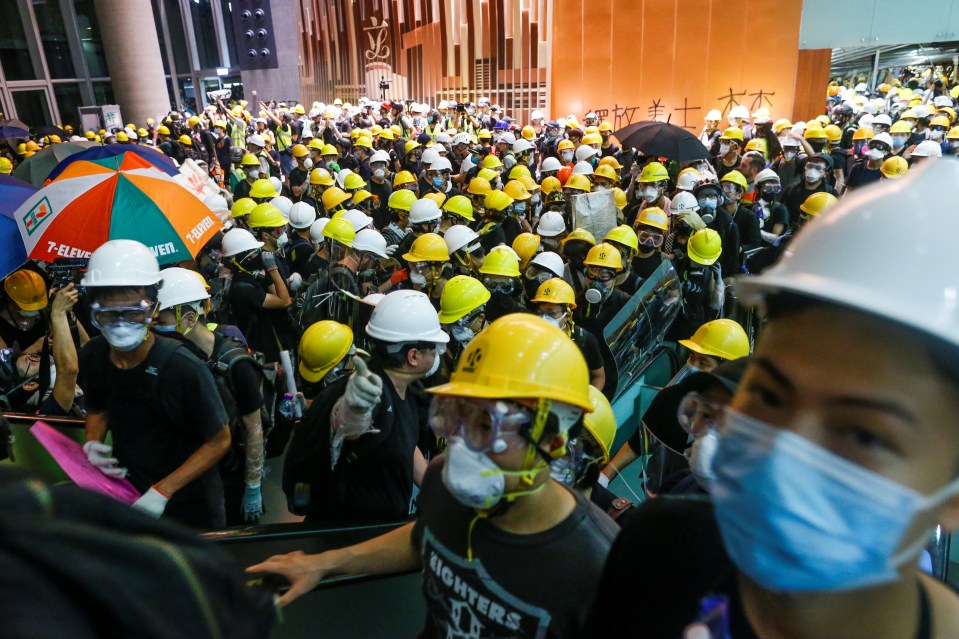  Protesters stormed the parliament building this week