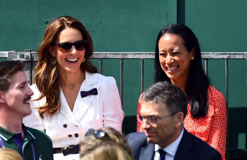  Kate Middleton attended Wimbledon on day two