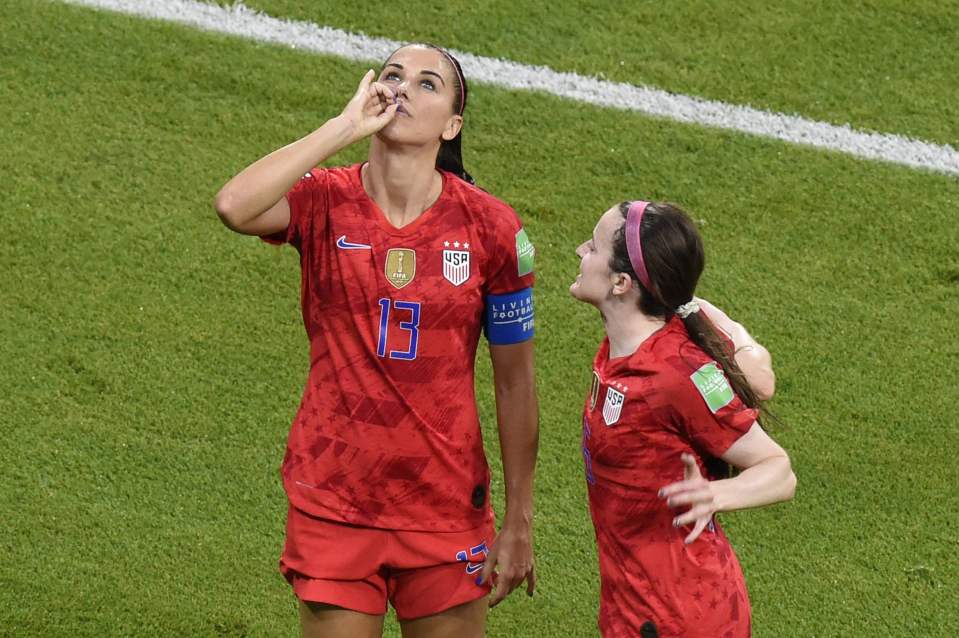  USA star delivered the knockout blow to the brave Lionesses