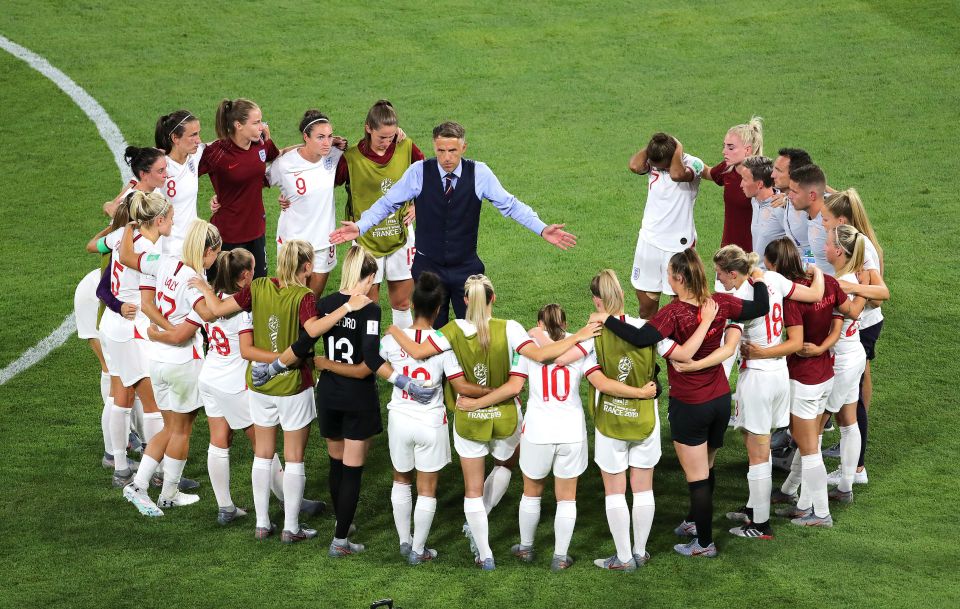  Phil Neville revealed his pride in the Lionesses despite their disappointment