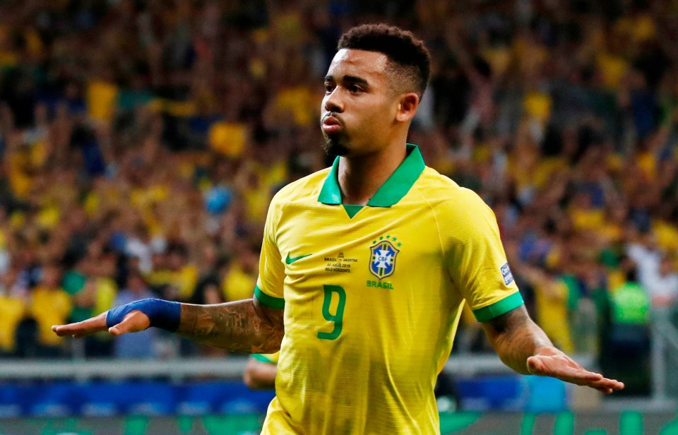  Gabriel Jesus opened the scoring for Brazil