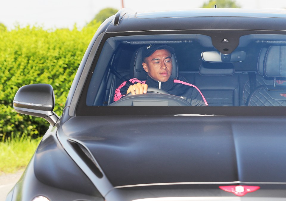  Midfielder Jesse Lingard got to enjoy his summer holidays abroad