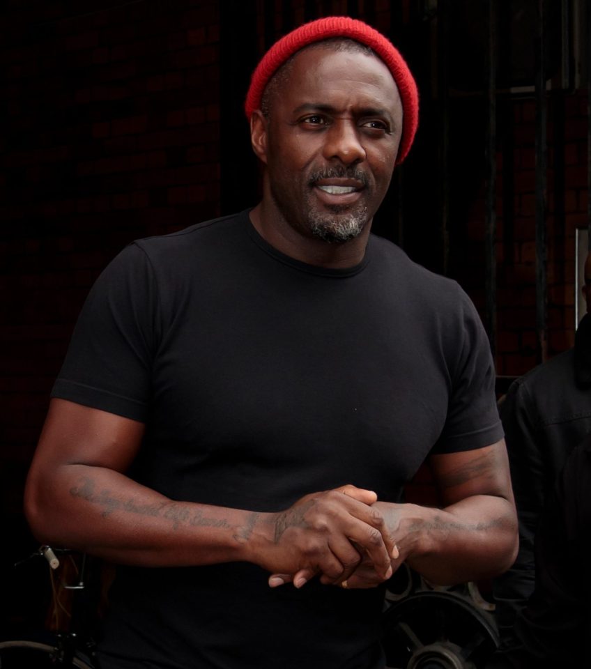  Idris Elba in Manchester this week. The actor rushed to help a woman who suffered a seizure at his play in the city