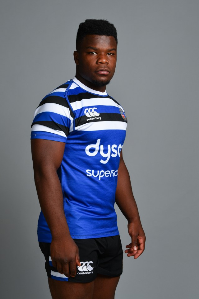  Bath player Levi Davis completes the trio