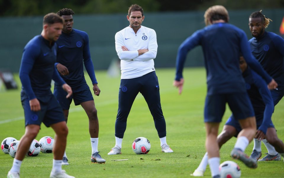  Lampard oversaw his troops in Ireland on Friday