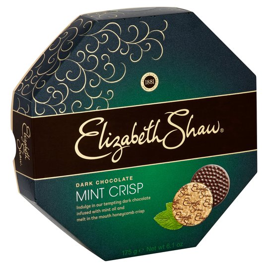  A box of Elizabeth Shaw Mint Crisp Chocolates is now £2.50 at Tesco